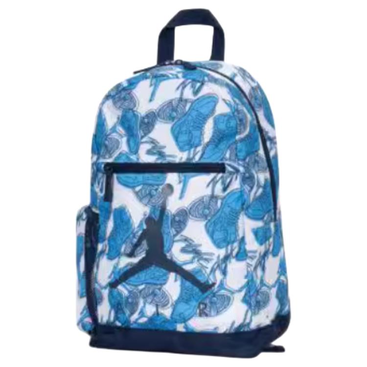 New Jordan Polyester Backpack Unisex Blue JD2523015PS-004