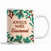 Mug - Giovanni - Christmas - Ceramic - Beige - 325 Ml - Dishwasher and Microwave Safe