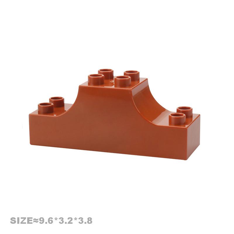 Play House Big Building Blocks Furniture Accessories Utensil Table Chair Compatible Sets Bricks Assemble Toys For Children Gifts