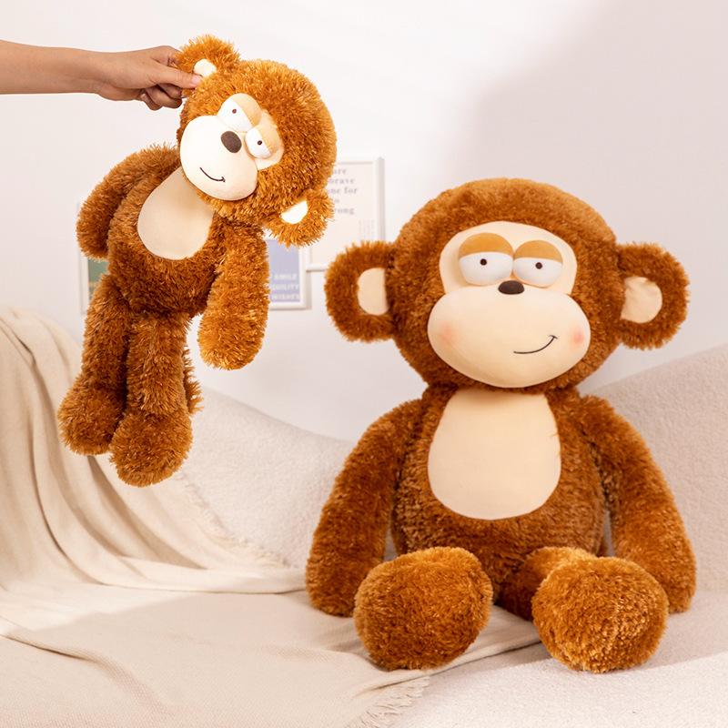 Soft Little Monkey Doll Plush Toy Monkey Gorilla Doll Children's Doll Birthday Gift
