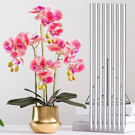 

Yousheng 16 шт. прочные многоразовые палочки для растений прозрачные акриловые опоры для растений для сада на открытом воздухе