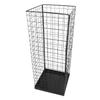 Umbrella Holder Metal Entryway Storage Rack Indoor Entrance Walking Stick Stand with Bottom Drip Tray Black