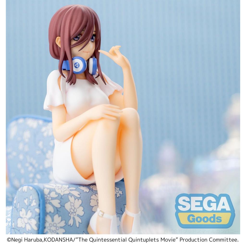 SEGA The Quintessential Quintuplets Movie Chokonose Premium Figure Miku Nakano