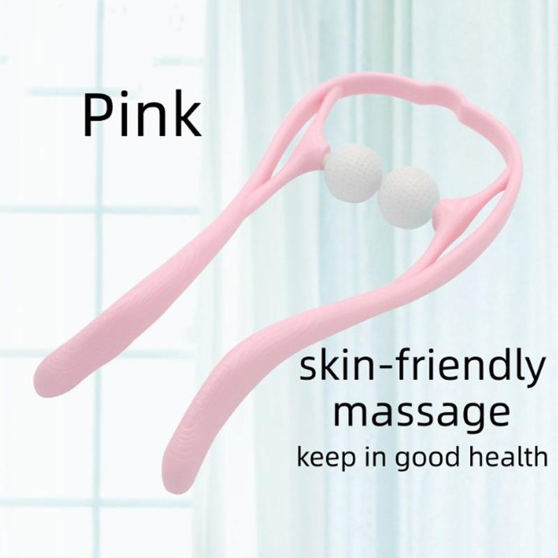 

Женский массажер для шеи и плеч, точечное нажатие, расслабление мышц, облегчение розовый