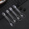 Yanggge 10cm Disposable Transparent Plastic Tasting Spoons, 500-count