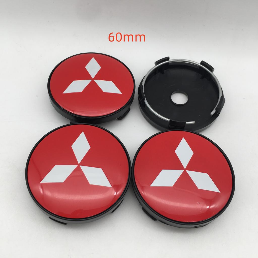 20pcs 3D 56mm 60mm 68mm for Mitsubishi Car Wheel hub emblem Center Cap Badge covers sticker Decals styling auto Accessories