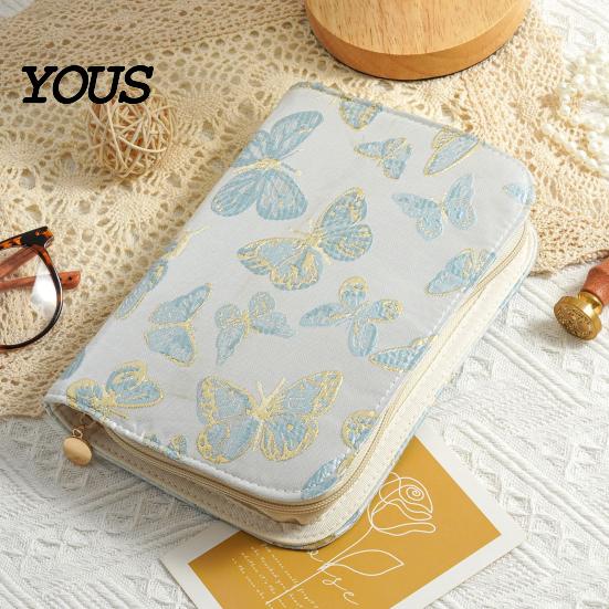 Removable Storage Pages Jewelry Organizer, with Zipper And Design, Portable Flexible Space Organizer Travel Bag for Necklaces Rings Earrings Bracelets