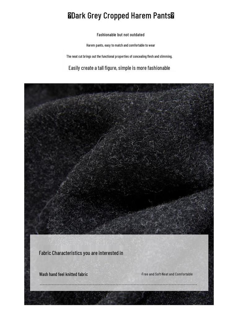 Women's High-Waist Slimming Drape Harem Suit Pants