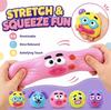 Smushers Squishy Curiosidades Divertidas Cara de Perro Intercambio Squishy Juguete Blando Moldeable Lindo Rebote Lento Juguete para Apretar, Regalo Sensorial Relajante