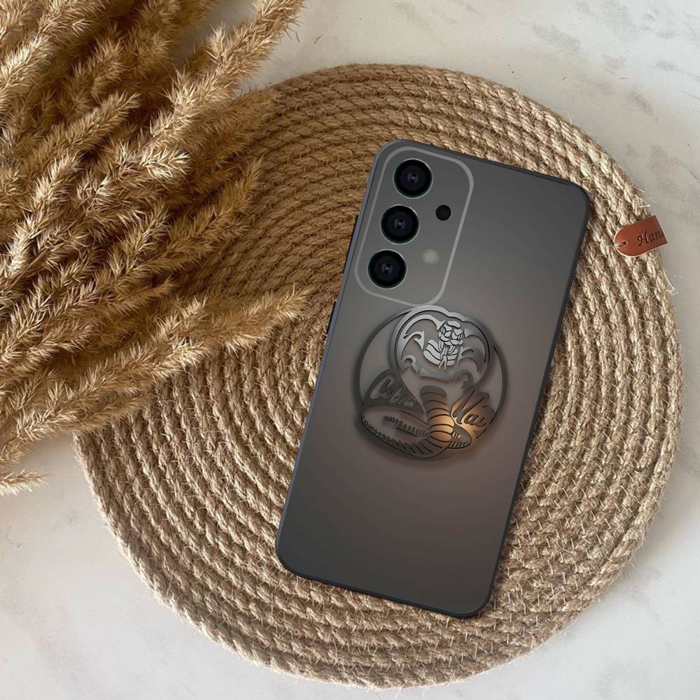Cobra Kai Snake Phone Case For Samsung S25,S24,S21,S22,S23,S30,Ultra,S20,Plus,Fe,Lite,Note,10,9,5G Black Cover