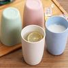 6Pcs Eco-Friendly Wheat Straw Drinking Cups | BPA-Free Reusable Mouthwash Water Cup for Home & Kitchen