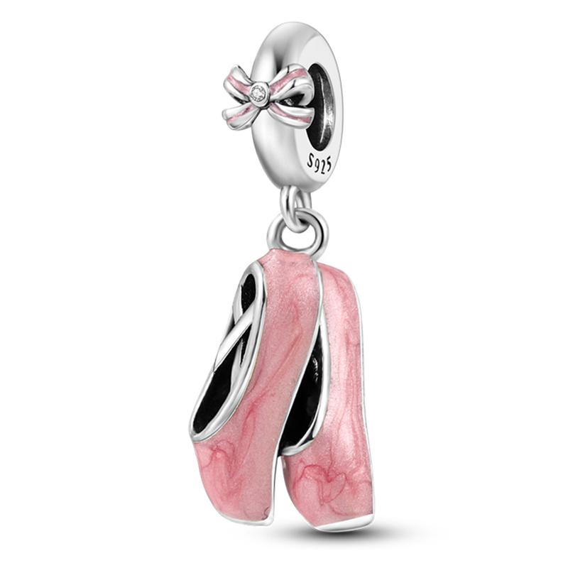 Original Design Copper Charms Beads Ballet Angel Family Perfume Dress Candy Fit 3Mm Bracelets Diy Birthday Jewelry