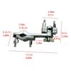 Adjustable Metal Cowbell Clamp Percussion Mounting Bracket Cowbell Holder Musical Instrument Parts Easy Installation
