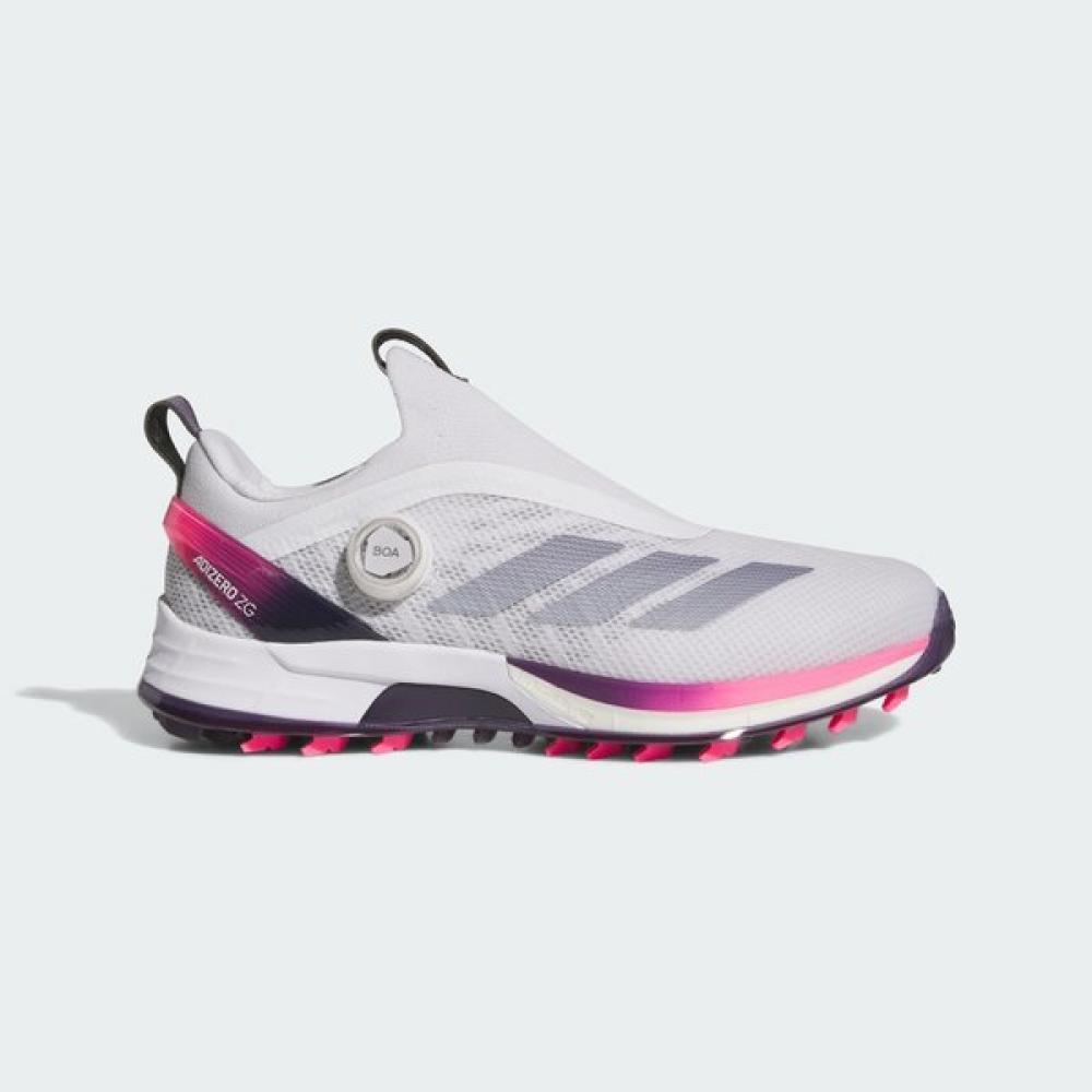 

AdidaS Golf Men S Golf Adizero Zg Boa SpikeleSS JQ7726 (gray-pink)/245