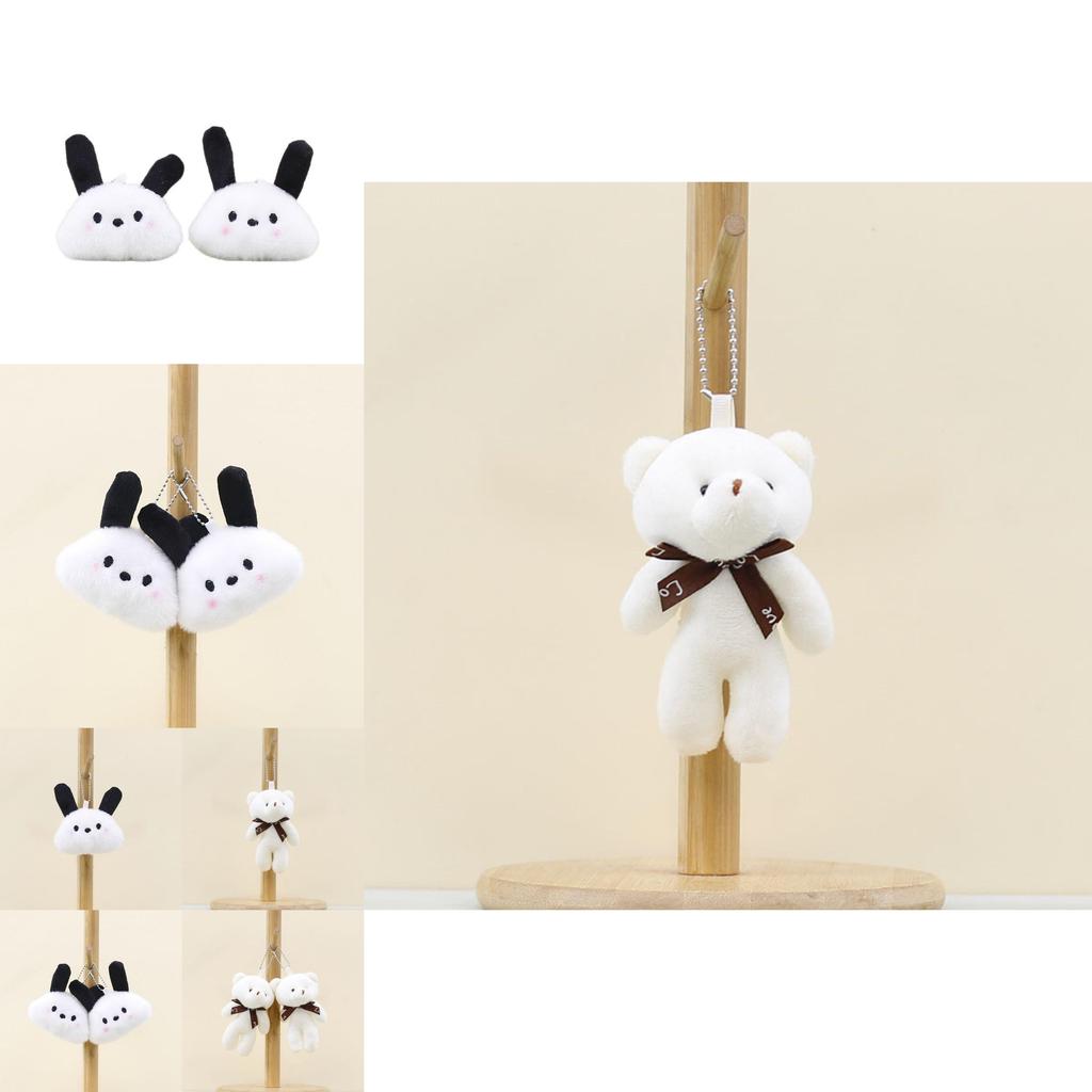 Plush Bear Stuffed Animal Toy With Pp Cotton Filling For Kids Room Decor