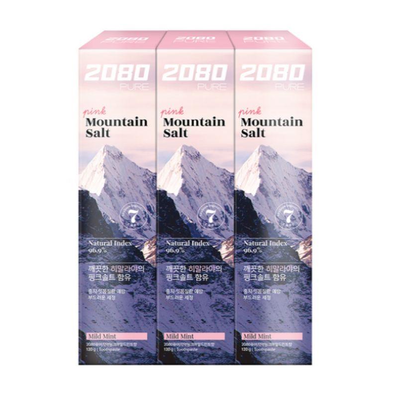 

2080 Pure Toothpaste Pink Mild Mint 150g 3 Pieces 150g 3ea