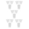 5 Sets Snacks Drinks Storage Holders Creative Hot Pot Shaped Snacks Tray
