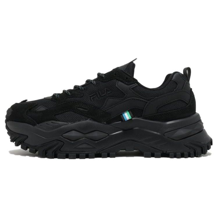 Fila Twine Max Mesh Comfortable Versatile Low-Top Lifestyle Sneakers Unisex Sneakers Black 1RM02760G_001