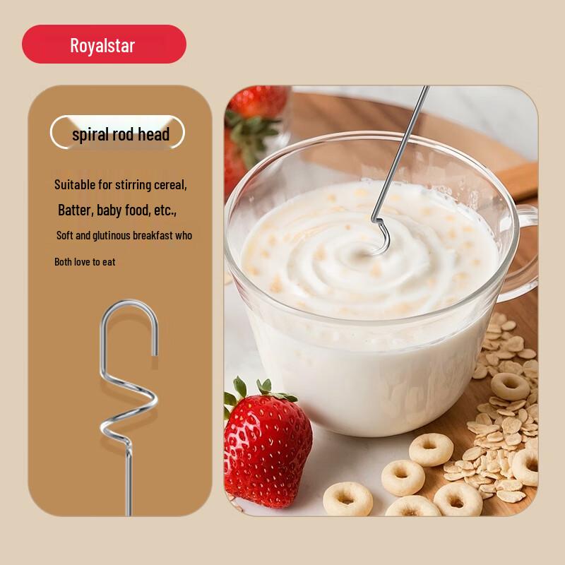 Royalstar Handheld Electric Milk Frother & Mixer