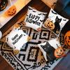 Halloween Black Cat And Pumpkin Pillowcase Bedroom Sofa Cushion Cover 100% Polyester Living Room Cushion Pillowcase Home Decor