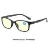 Ultra-light Auto-Adjusting Anti-Blue Light Reading Glasses with Night Vision for Men and Women, Black Tech.