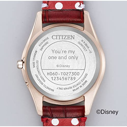 Citizen Exceed "CITIZEN Disney Collection" EXCEED Eco-Drive Radio-Controlled Watch, Direct Flight, Women's, Red, Limited to 600 pieces worldwide, ES93