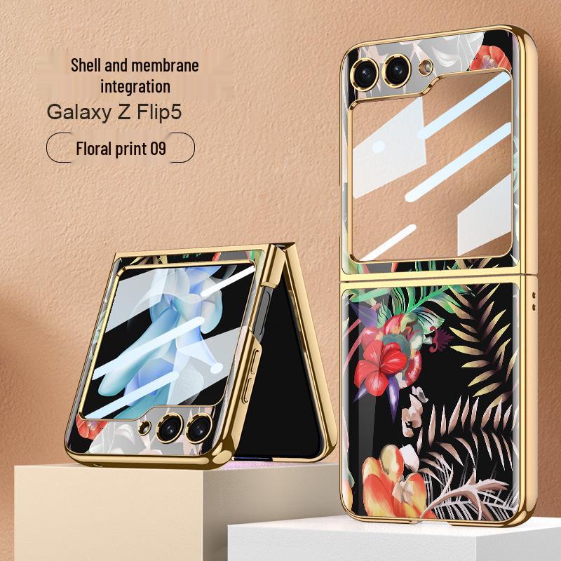 Creative Foldable Phone Case for Samsung Galaxy Z Flip5 - Stylish Design for Girls