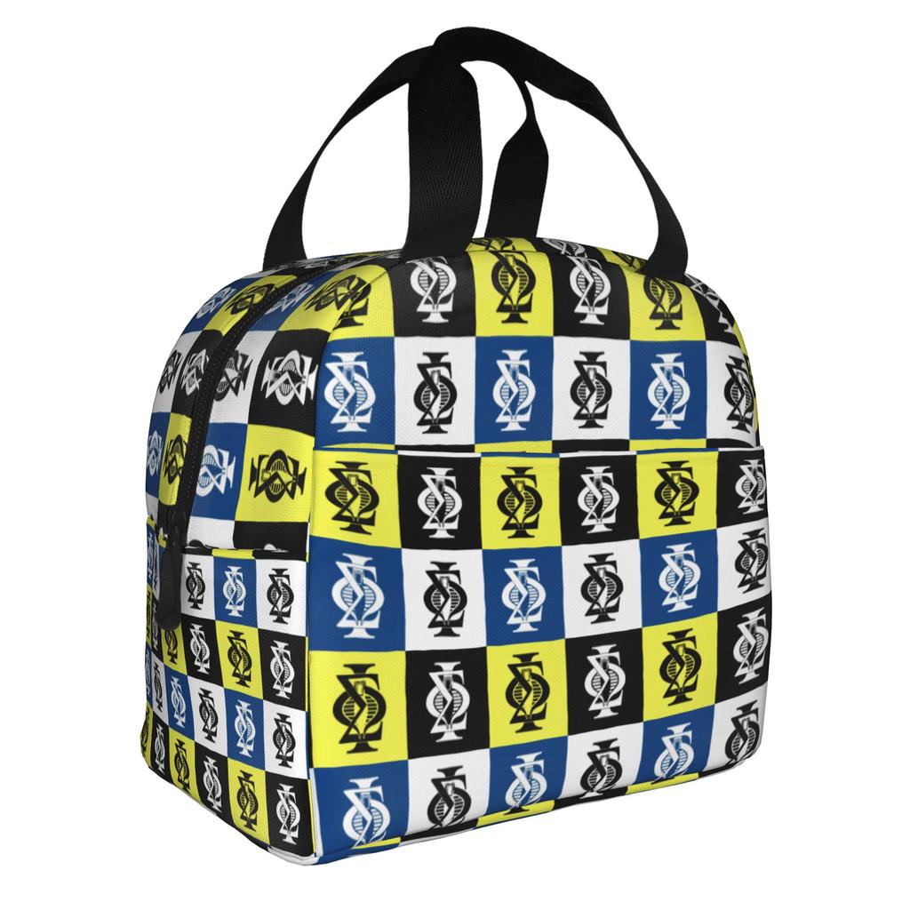 American College Fraternity Sigma Phi Society Insulated Lunch Tote Bag for Women 1827 Resuable Thermal Cooler Bento Box School