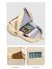 Stylish Solid Color Backpack for Middle and College Girls: Korean-Inspired, Large Capacity
