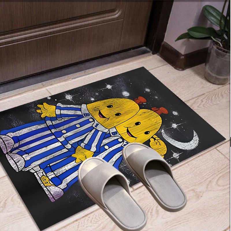 Bananas in Pyjamas Pattern Rug, Indoor/Outdoor Mat, for Picnic, Gameroom, Bedroom, Office, Living Room, Home Decor Carpet, Birthday Gift