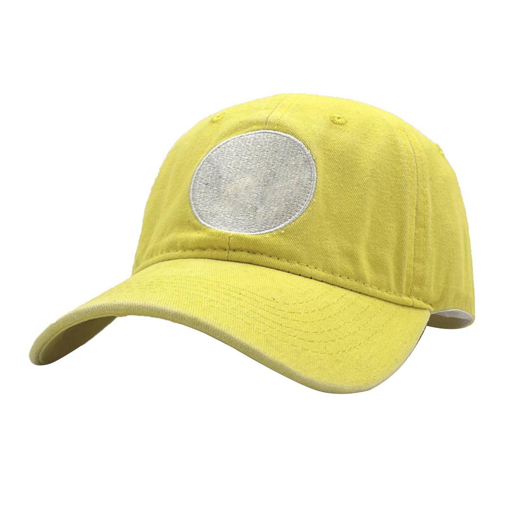 Washed Letter Embroidered Baseball Cap Cartoon Casual Hat Fashion Letter Sun Visor Hat