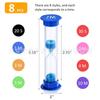 6-Color Mini Hourglass Set: 30-Second To 10-Minute Timers, Perfect Children's Gift