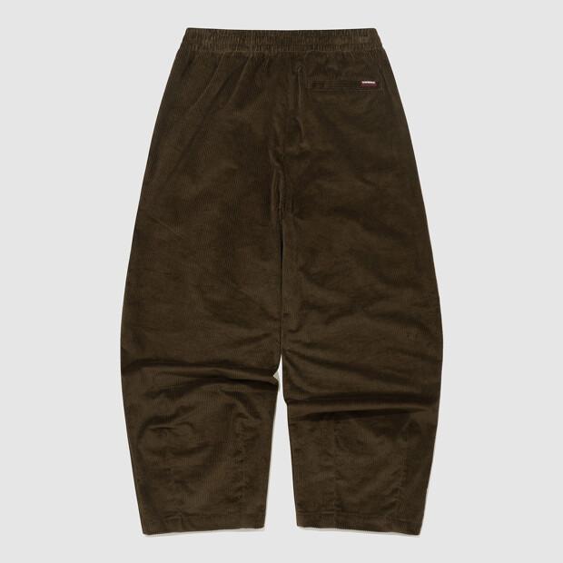 UMBRO Corduroy Wide Balloon Pants Brown Uq323Cpt94 (B Type)