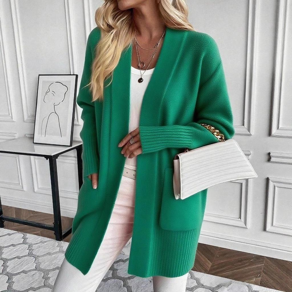 Women's New Autumn and Winter Loose Casual V-neck Sweater,cardigan