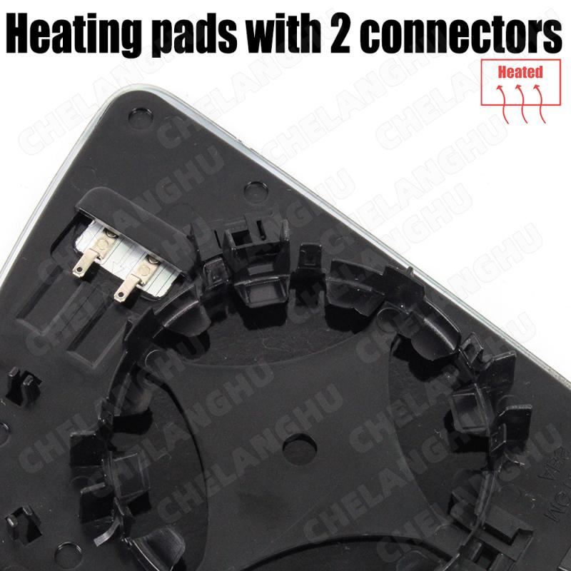 1PC Left Side Lens For Chevrolet Equinox Or GMC Terrain 2018     Rearview Glass Mirror Lens With Heat 23406428