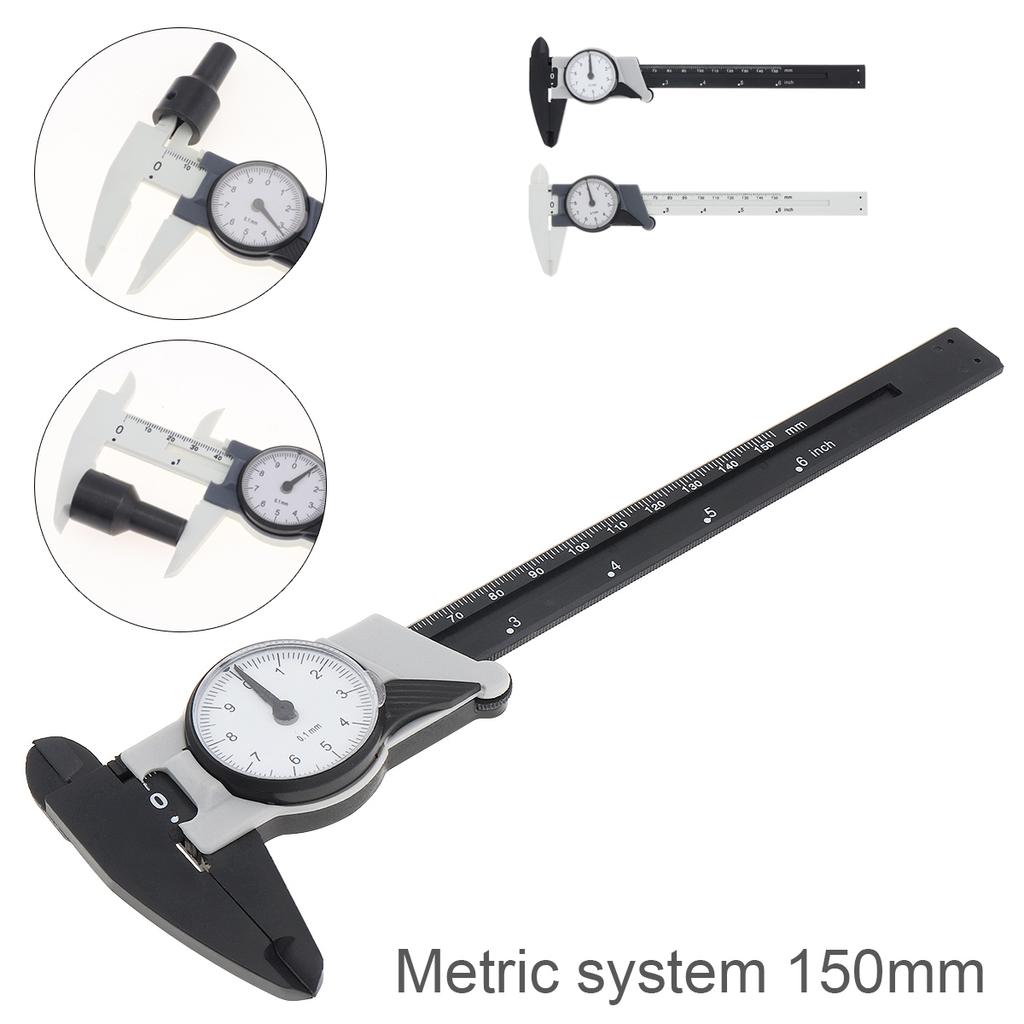 Cheap 150mm Dial Caliper Vernier Caliper with Dial Indicator Gauge