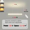 NEW Living Room Minimalist LED Ceiling Light 3 Lighting Modes Stair Corridor Up And Down Luminous Chandelier