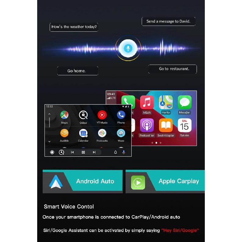 AUTOABC Wireless Carplay and Android Auto For Peugeot 2008 208 308 508 3008 & Citroen C4 DS3 DS4 DS5 SMEG Mirror Link Multimedi