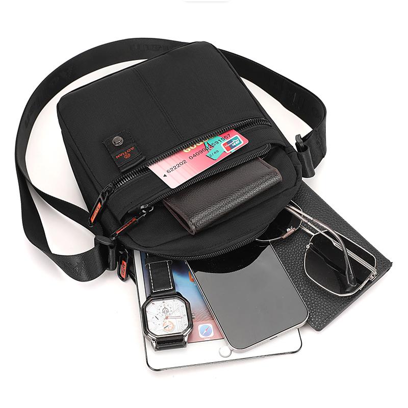 Herren Umhängetasche Oxford Tasche Mehrfachfach Schultertasche