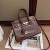 Bag women's new fashion women's bag feeling platinum bag commuting large capacity handbag versatile messenger bag