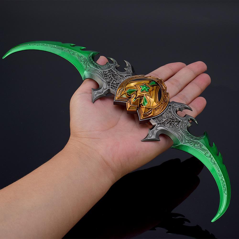 Ornamento modello di coltello a uovo con lama da guerra Ai Xinuosi a tema gioco Warcraft