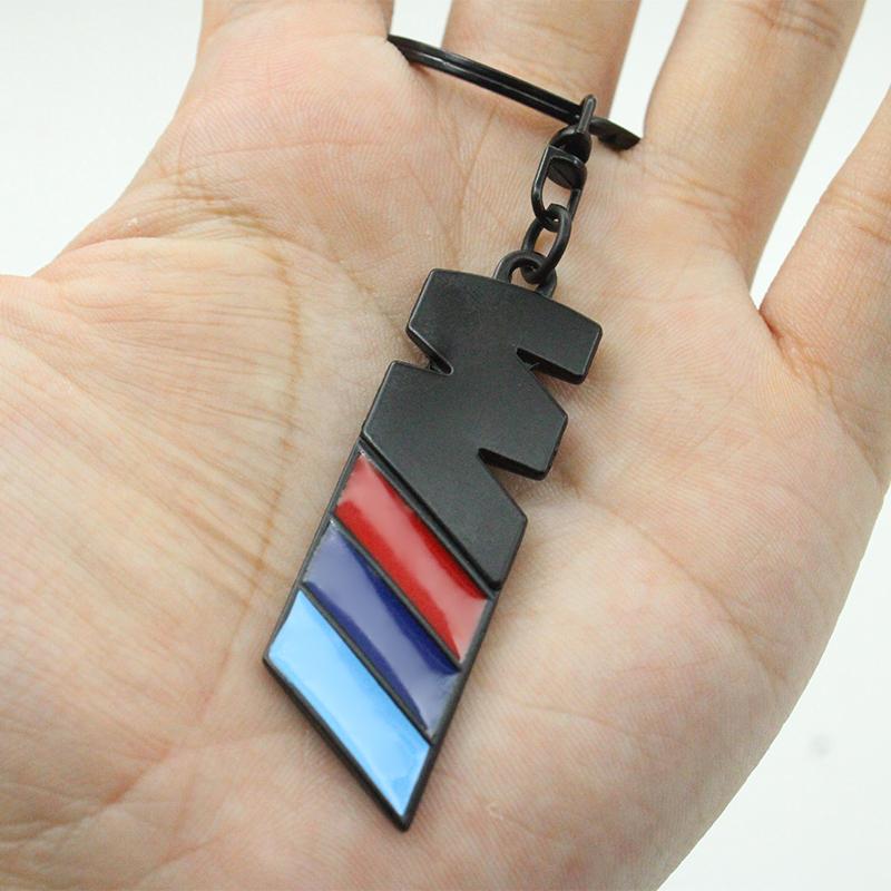 TFLB8 Car Logo Keychain Zinc Alloy Auto Key Ring Emblem Accessories For BMW M Performance E36 E60 E90 X2 X1 X3 X5 E46 E39 E70 M3 M5 M6