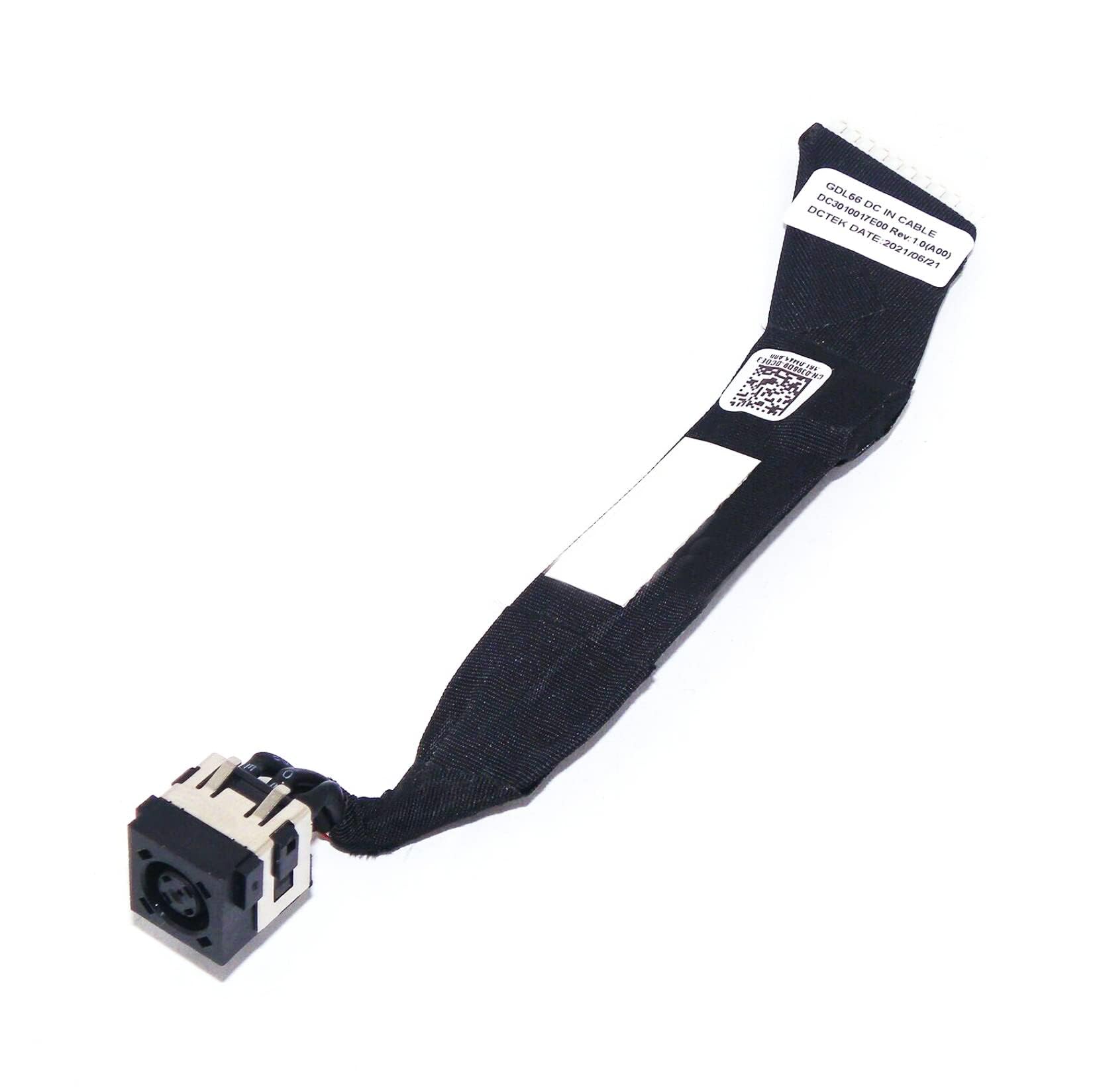 

MOQIAN Кабель разъема питания постоянного тока для зарядки для серии Dell G15 5511 5510 5515 5520 0KXV2J 0KXV2J 0396D9 HDQ75 DC301018H00 DC301017E00