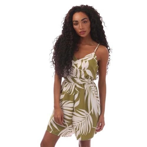 Only Womens/Ladies Nova Carly Leaf Playsuit