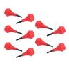 10PCS Archery Arrow Head Safety Arrow Tips Screw in Nylon Archery Accessory for Hunting Game Practice Kids Adults Red