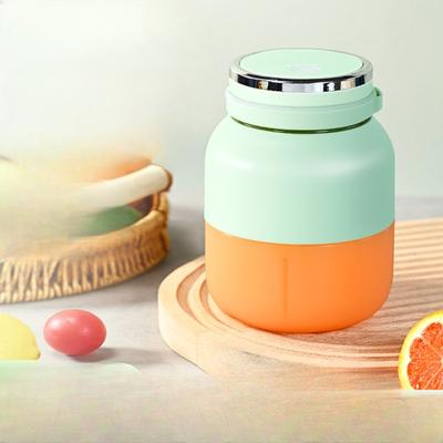 New Multi-function Portable Mini Juicer Ten-leaf Knife Head One Cover Double Drink Wireless Portable Fruit Juice Ton Cup