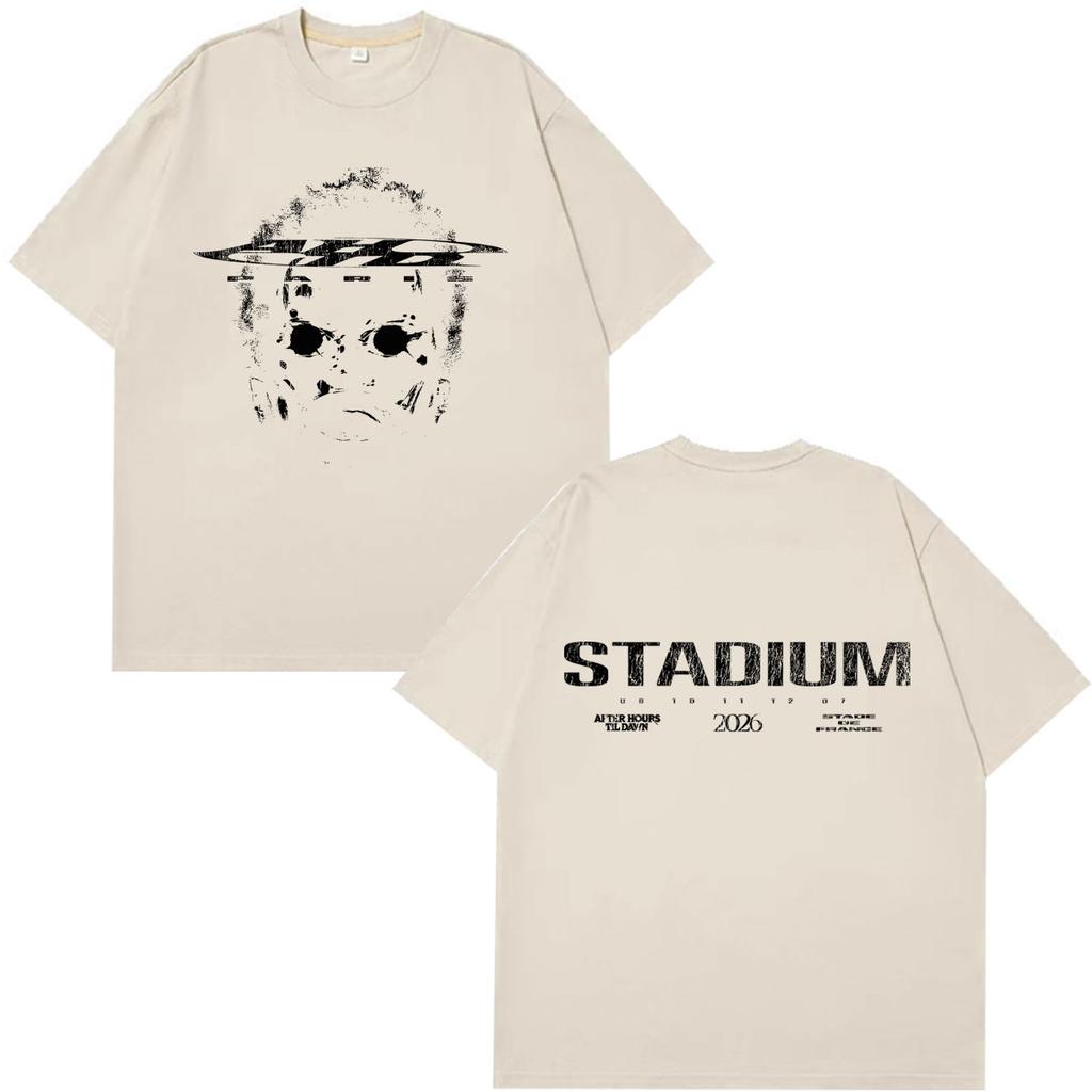 The Weeknd After Hours Til Dawn Tour 2026 T Shirts Unisexs Vintage Fashion Clothing Tshirt Hip Hop Short Sleeve Cotton Tshirts