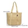 Large Capacity Handbag French Style Woven Shoulder Bag Fashion Retro Tote Bag  Ladies Summer Beach Holiday Bag Women Gifts