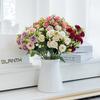 1/5pcs Artificial Flowers Silk Roses Wedding Bridal Bouquet Home Room Table Outdoor Garden Scrapbook DIY Gift Decoration Hotsale