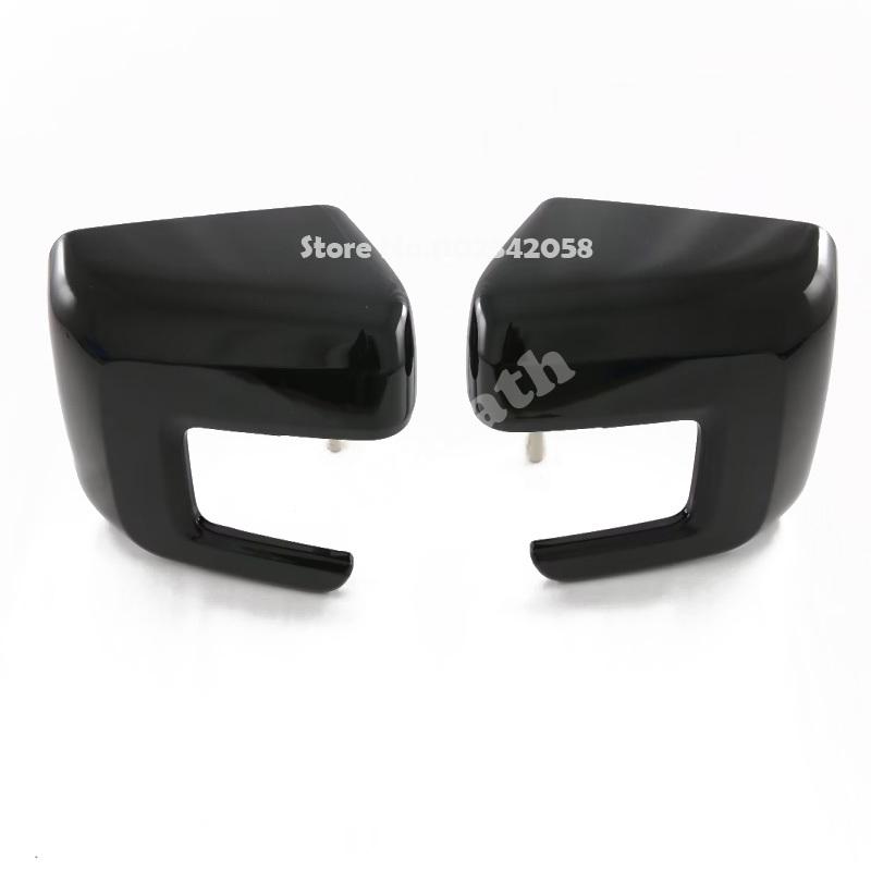 Forr Ford F150 F-150 ABS Car Front Side Left Right Rearview Glass Mirror Cover Trims Frame Rear View Caps Cover